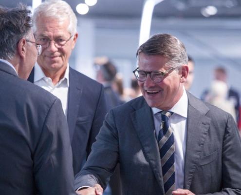 Hessischer Ministerpräsident Boris Rhein, Vorstandvorsitzender Stiftung Flughafen Frankfurt/Main